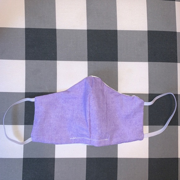 Purple Face Mask and Scrunchie Set - Picture 2 of 4